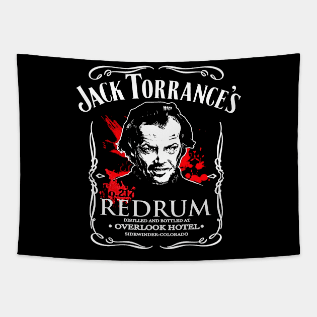 THE SHINING REDRUM HOTE HORROR Tapestry by Niko Neon