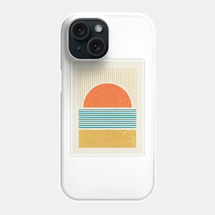 Sunrise Beach Stripes Phone Case