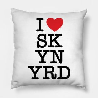 I Love Skynyrd Pillow