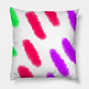 Colorful watercolor abstract texture art design Pillow