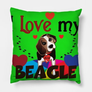 I love my Beagle Pillow