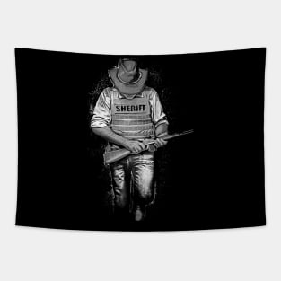 Longmire For Sheriff (Black shirt) Tapestry