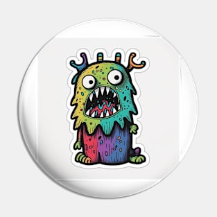 "Funksters" - Funky Monsters series Pin