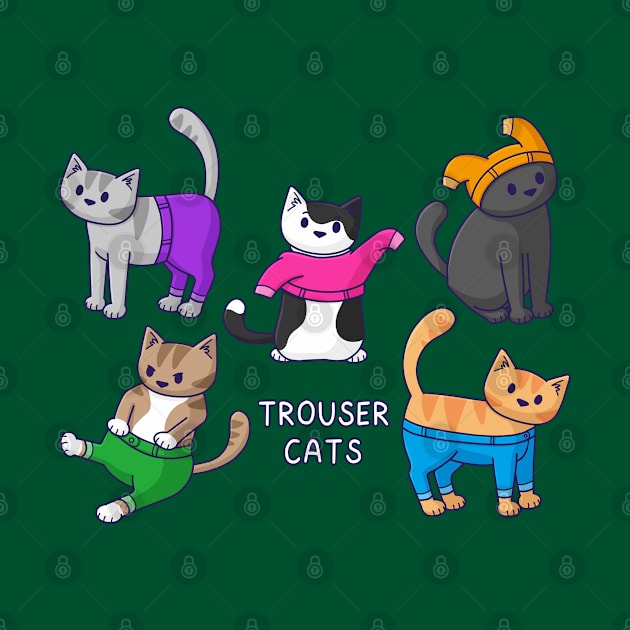 Trouser Cats by Doodlecats 