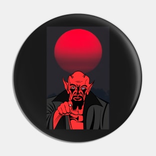 Red Moon Pin