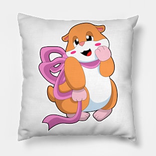 Hamster with Ribbon Pillow