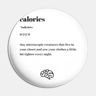Funny Calories Word Definition Dictionary Pin