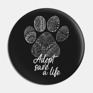 Paw print Pin