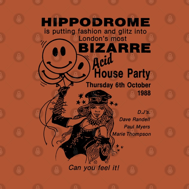 80s Acid House Party Flyer Design by DankFutura