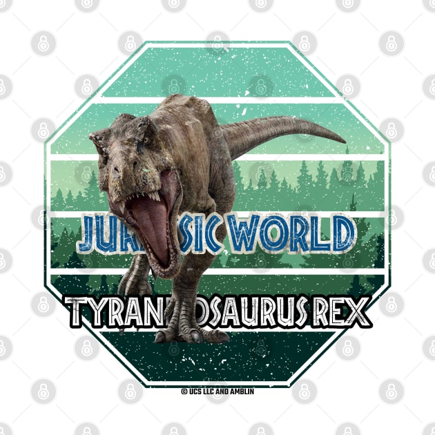 Jurassic Tyrannosaurus Rex - Isla Nublar - by Jurassic Merch