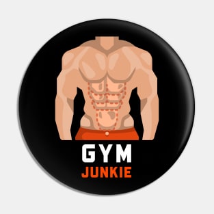 Gym Junkie Pin