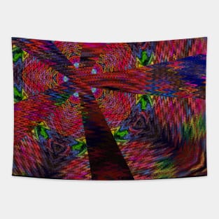 Abstract ethnic psychedelic pattern Tapestry