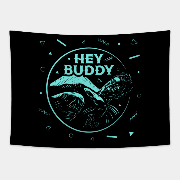 Kramer Hey Buddy Turkey Tapestry by BurchCreativeDesign