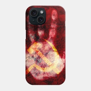 USSR symbol. Hammer and sickle Phone Case