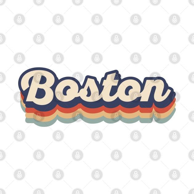 Boston Vintage Colors by DetourShirts