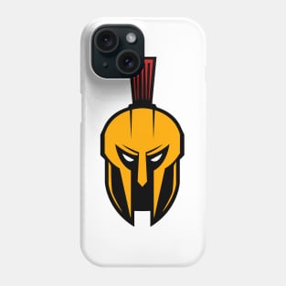 Spartan Warrior Face Logo Phone Case