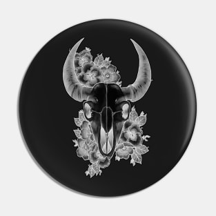 Inverted Ram Skull Pin
