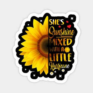 Cute Sunflower Graphic Letter Print Magnet