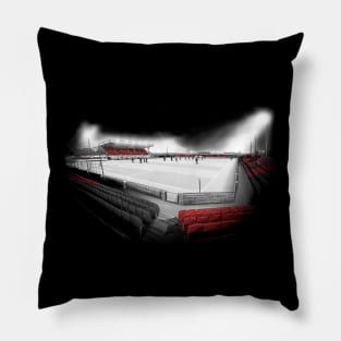 Longford Town Bishopsgate at Night League of Ireland Football Artwork Pillow