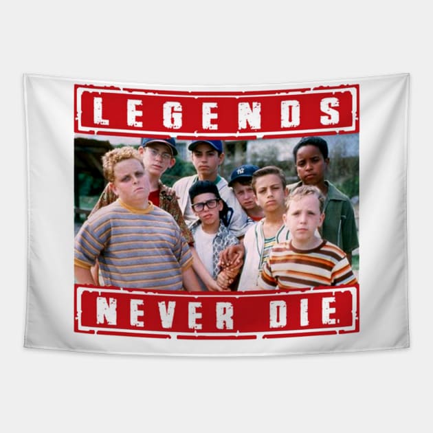 Legends Never Die Tapestry by fauzifilaone