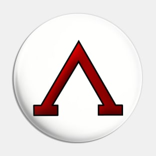 Spartan Lambda Symbol Pin