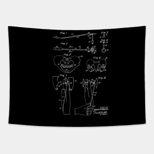 pelvic measuring device Vintage Patent Drawing Tapestry