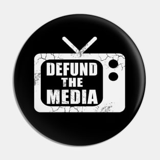 Defund The Media Fake News Pin