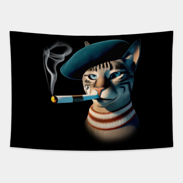 Jazz Cat Tapestry by DankFutura