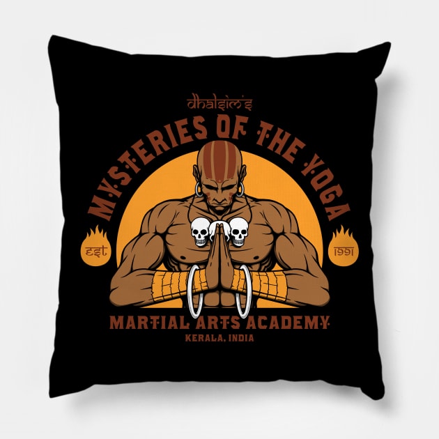 Yoga Martial Arts Pillow by pigboom