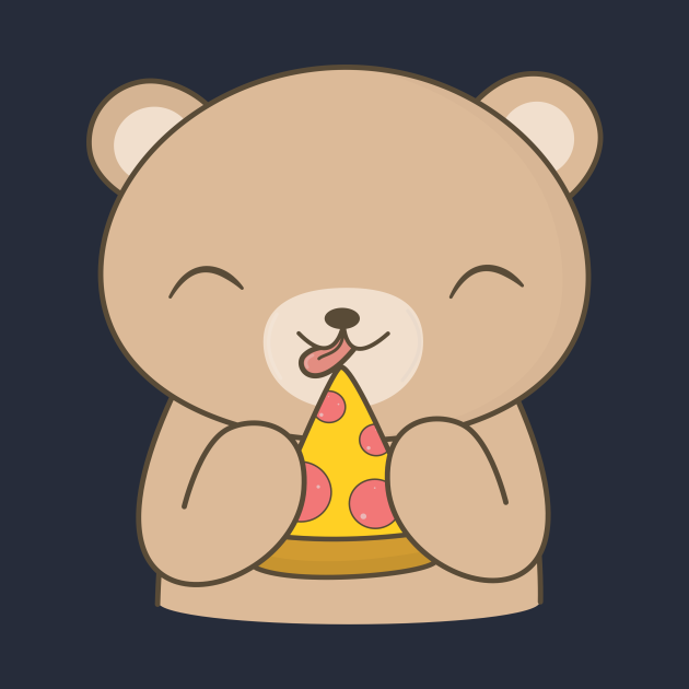 Pizza Loving Cute Bear TShirt Cute Bear TShirt TeePublic