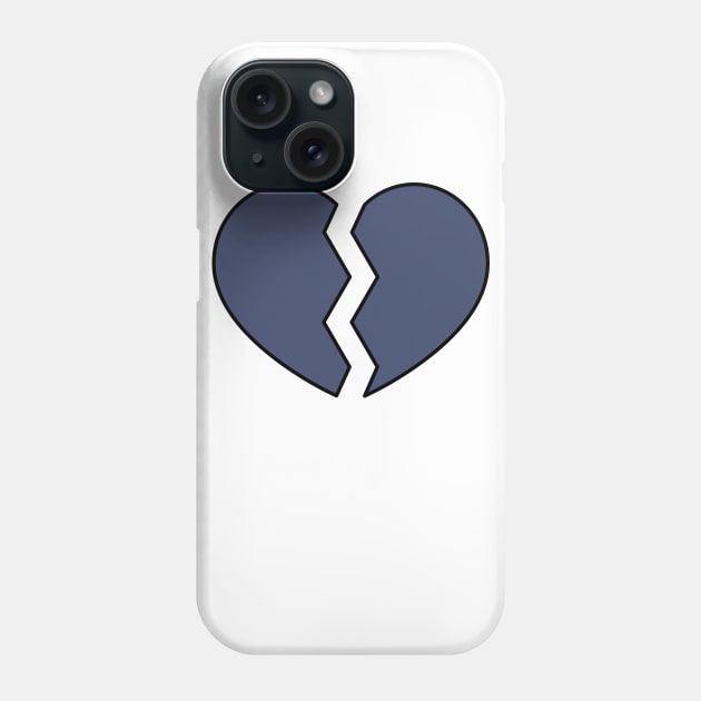 Makino Ruki (Digimon Tamers) Broken Heart Phone Case by Kamishirts