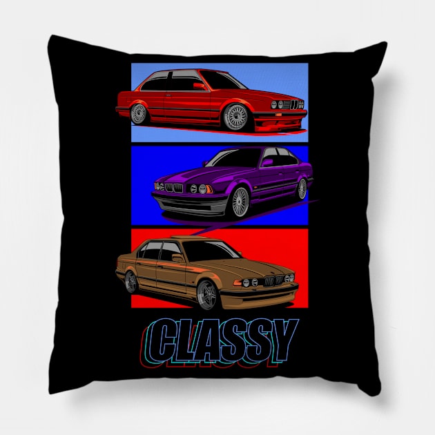 BMW '80 Challenge Pillow by aredie19