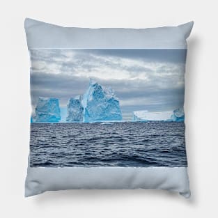 TOWERS OF ICEBERGS Pillow