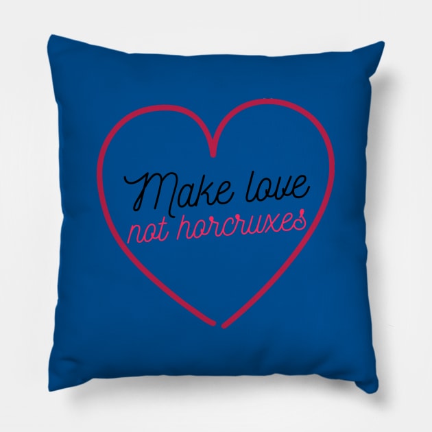 Make love - Eyesasdaggers Pillow by eyesasdaggers