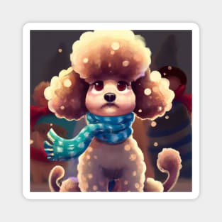 Cute Poodle Magnet