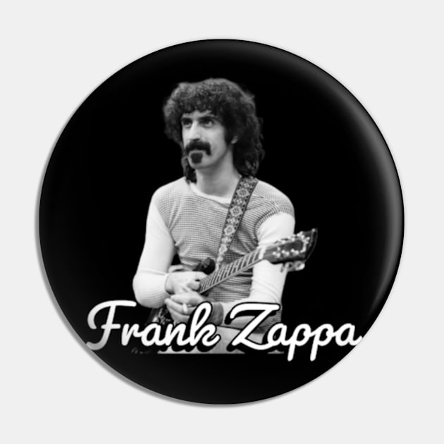 Retro Zappa Pin by Defective Cable 