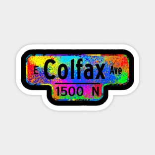 East Colfax Street Sign - Color Magnet