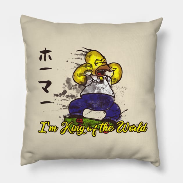 I'm King of The World Pillow by rodmarck