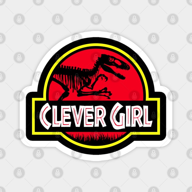 Clever Girl (logo) Magnet by andrew_kelly_uk@yahoo.co.uk