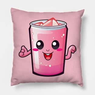 Soft drink cute T-Shirt cute giril Pillow