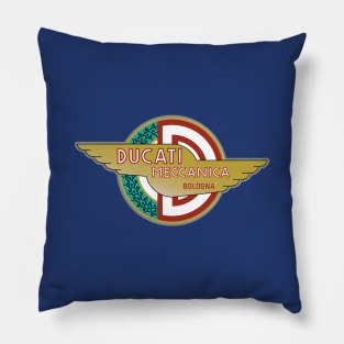 Ducati Classic Logo (visit:  fmDisegno.redbubble.com for full range) Pillow