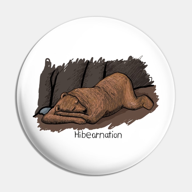 Hibearnation Pin by KColeman