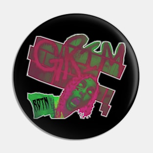 neon grim Pin