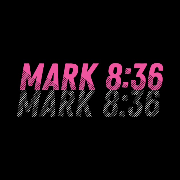 Mark 8:36 Bible Verse Christian Clothing by worshiptee