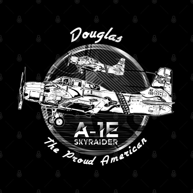 Douglas A-1 Skyraider by aeroloversclothing