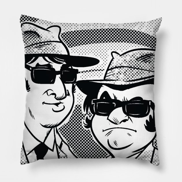 blues bros Pillow by jedijerms@gmail.com