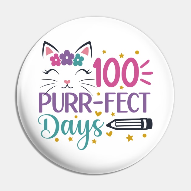 100 Purr-Fect Days of School Pin by Etopix