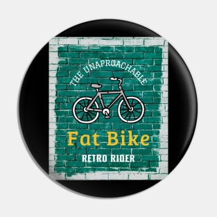 Fat Bike Retro Rider Pin