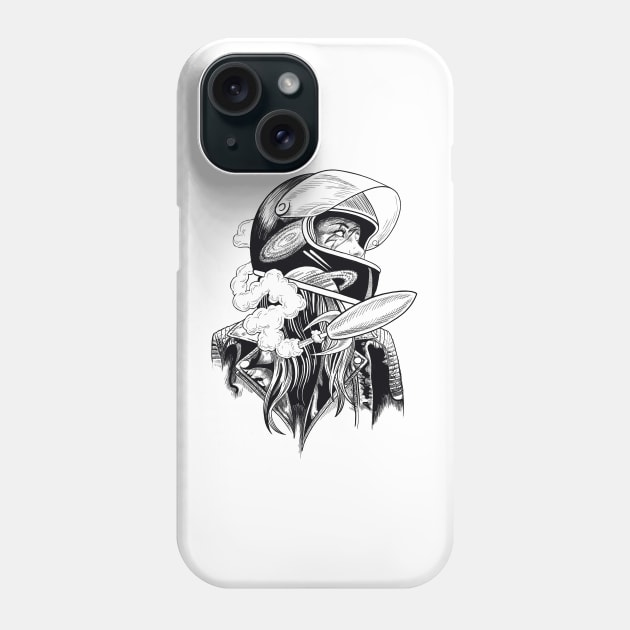 Rocket Girl Phone Case by cocotatts