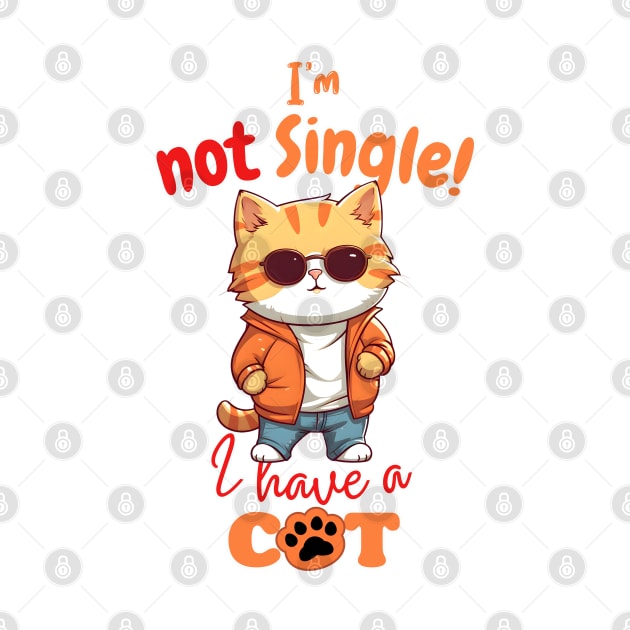 I'm Not Single, I Have a Cat by Goodprints